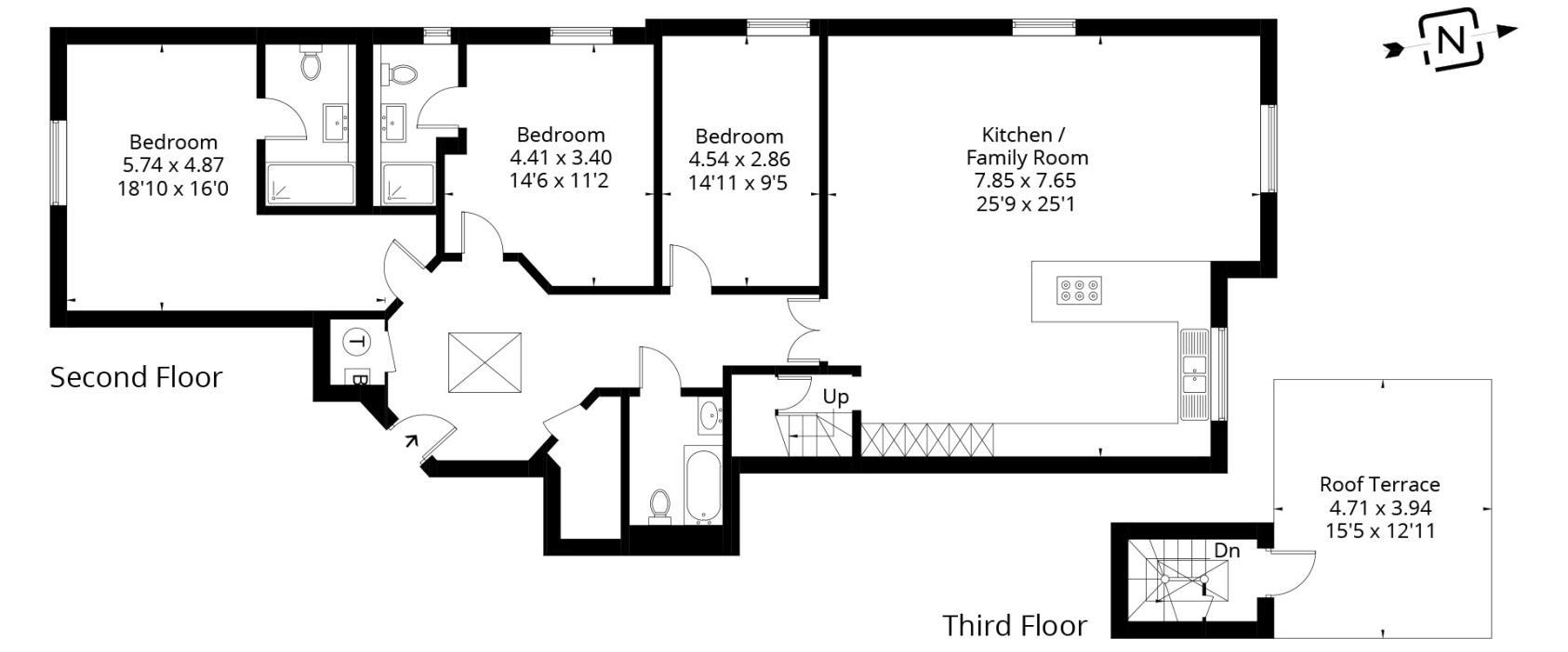 3 Bedroom Apartment Penthouse Lilliput Road, Lilliput